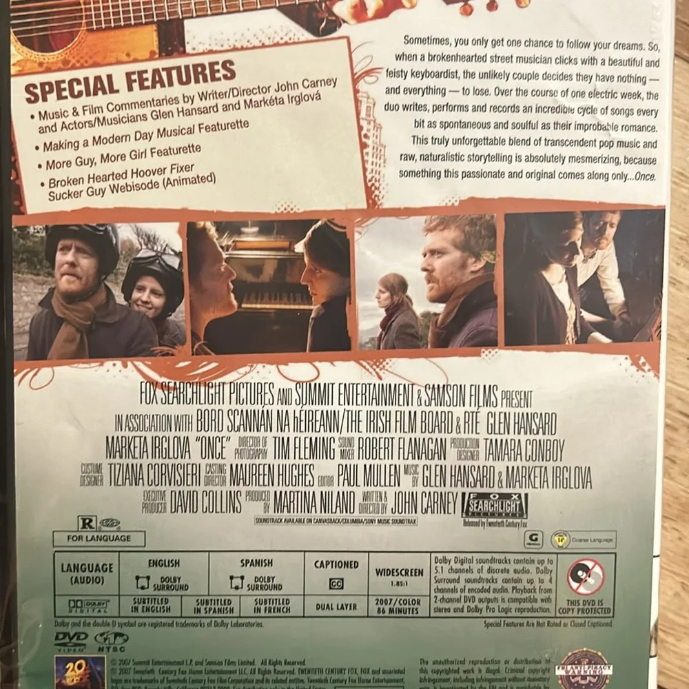 📀 NWT Once (2007) DVD - Picture 3 of 3